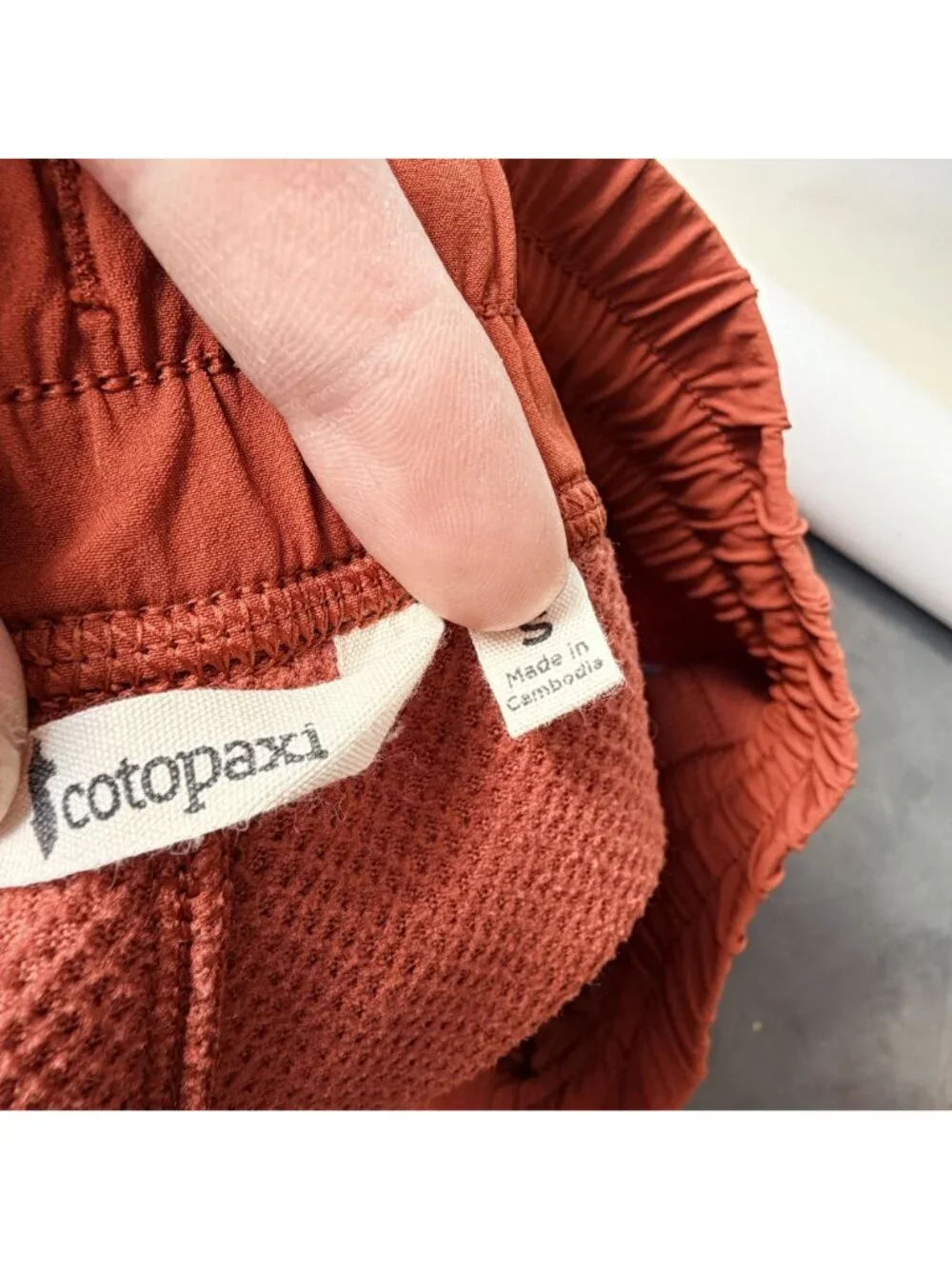 Cotopaxi Abrazo Orange Fleece Jogger Pants Men’s Size S M84